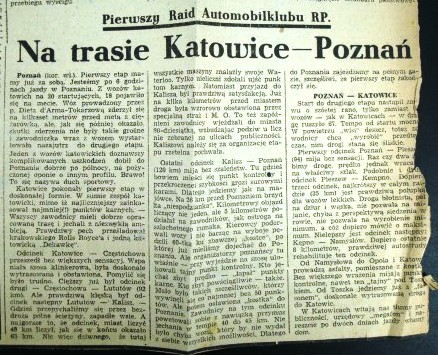 Rajd Polski 1946r.